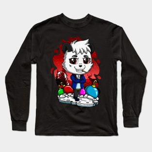 Neko Panda (Christmas) Long Sleeve T-Shirt